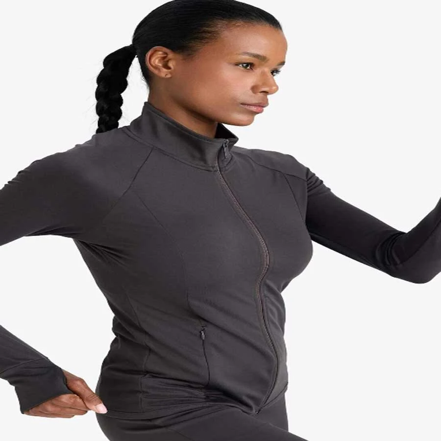 Defacto Defactofit Fitted Stand Collar Double Pocket Zipper Sports Cardigan